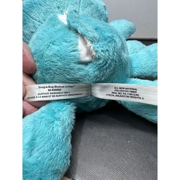 VTECH SNUG-A-BUG MUSICAL CRITTER LIGHT UP PLUSH BABY TODDLER TOY ~ WORKS! - Picture 4 of 6